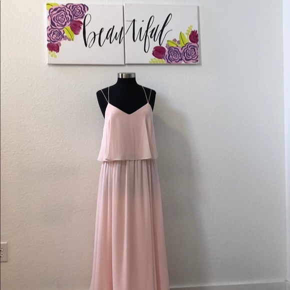 Wtoo Dresses & Skirts - Soft pink chiffon dress